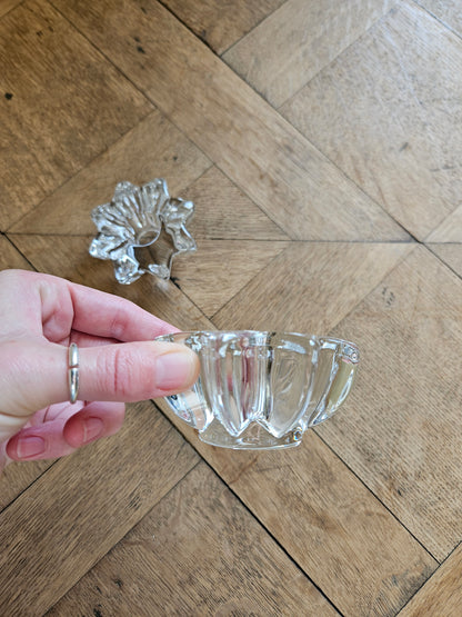 Bougeoirs étoiles en cristal