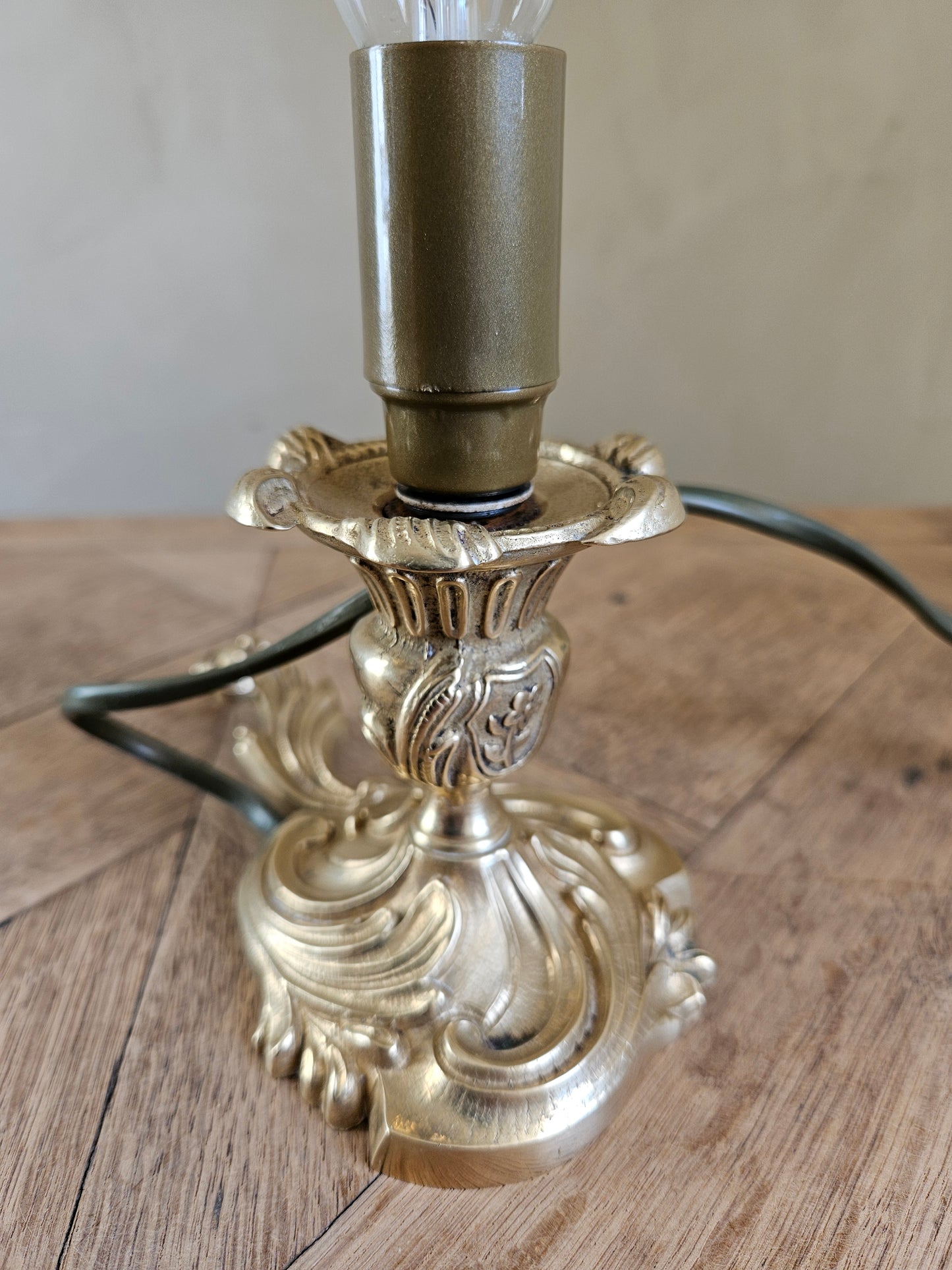 Lampe bougeoir vintage