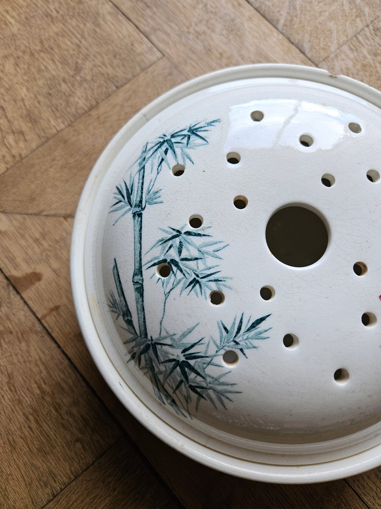 Porte éponge ancien Longwy, Oiseaux