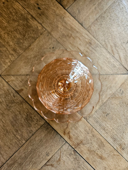 Sucrier vintage Rosaline