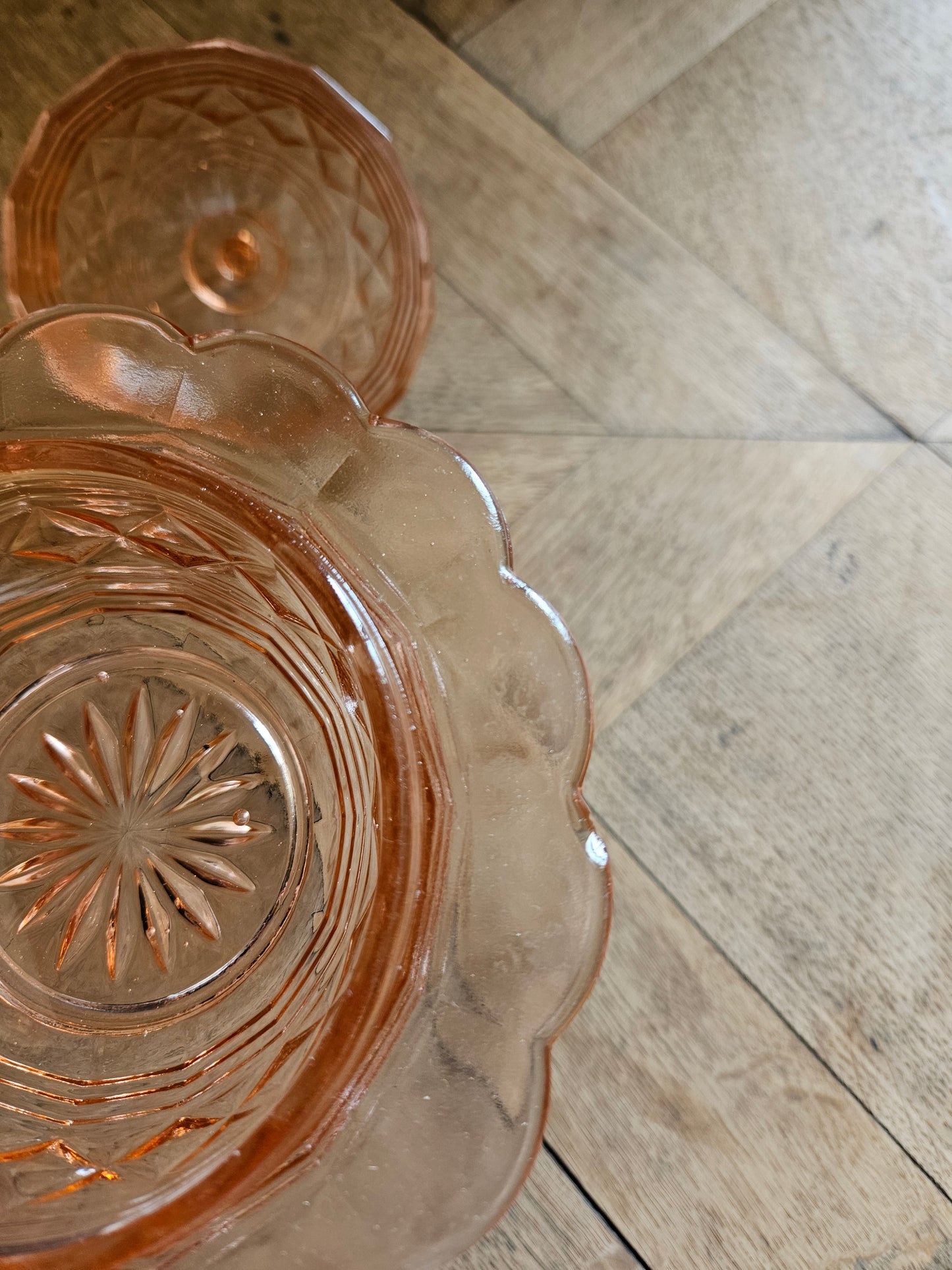 Sucrier vintage Rosaline