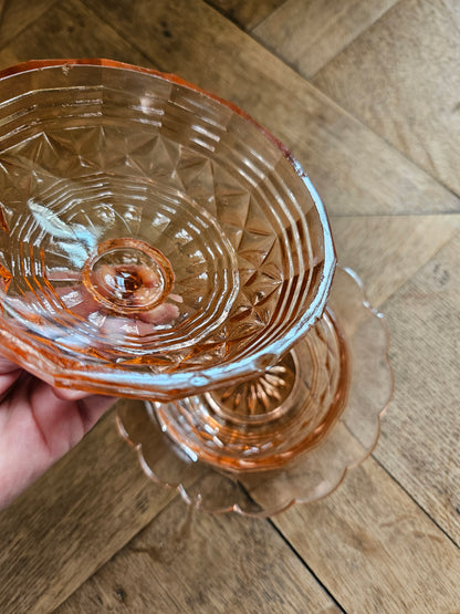 Sucrier vintage Rosaline