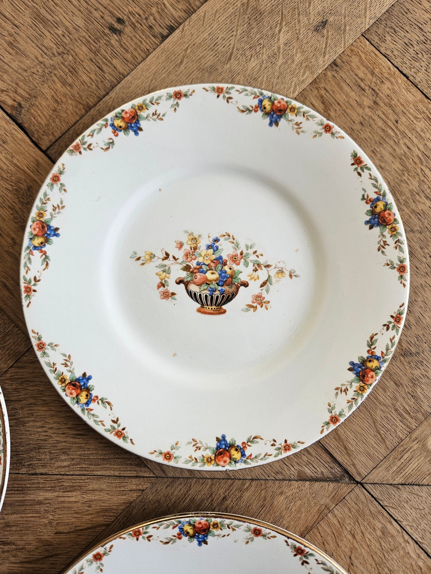 Assiettes à dessert Faïencerie d’Onnaing