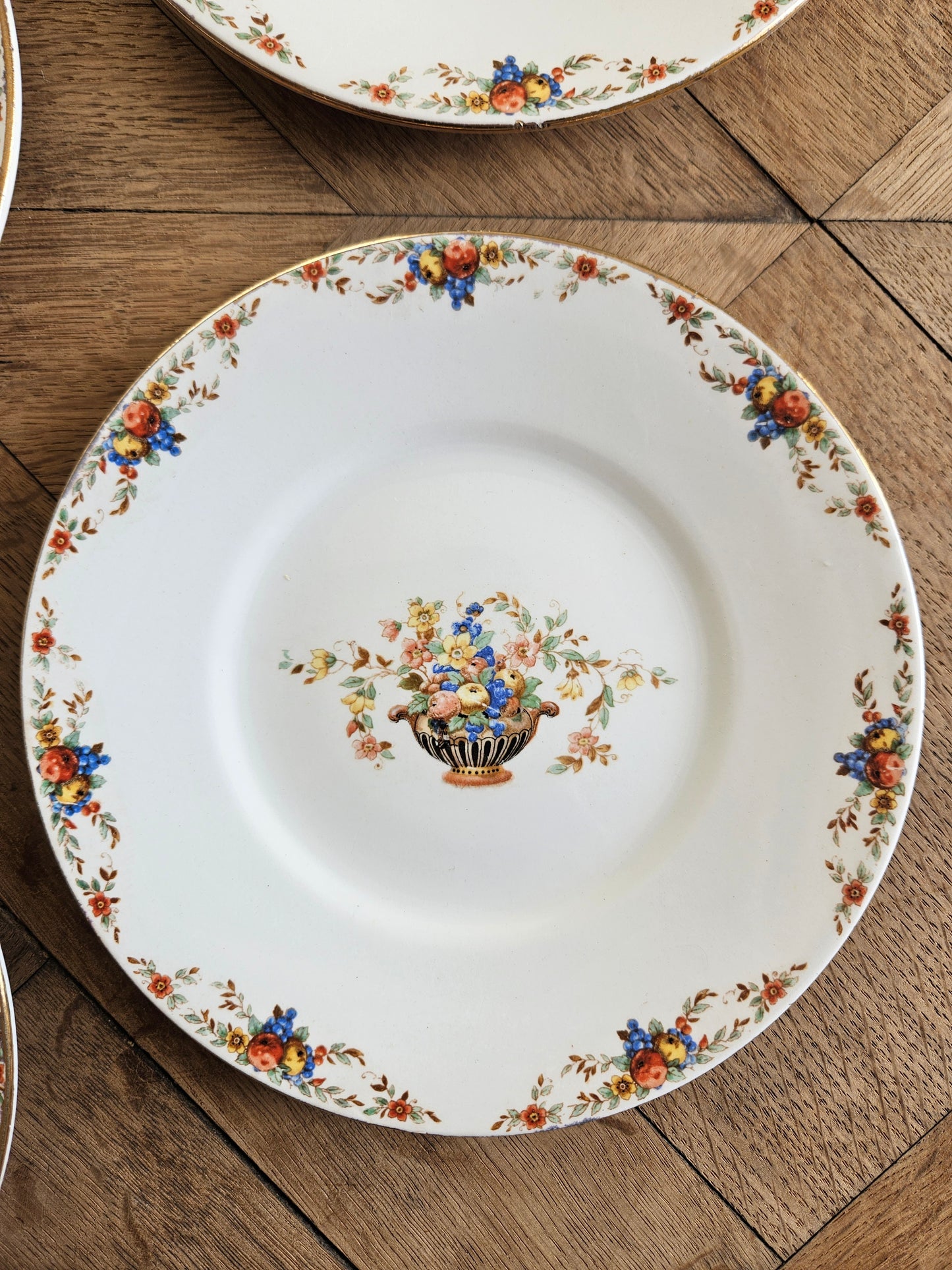 Assiettes à dessert Faïencerie d’Onnaing