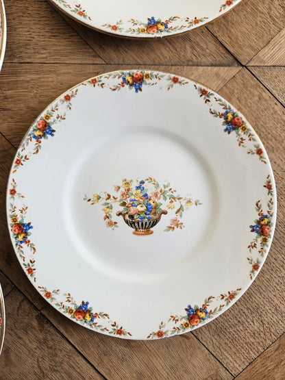 Assiettes à dessert Faïencerie d’Onnaing