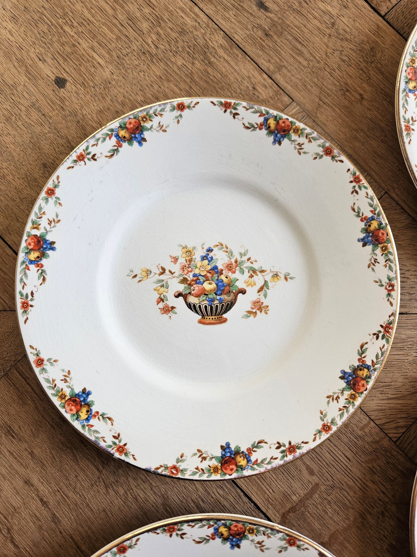 Assiettes à dessert Faïencerie d’Onnaing