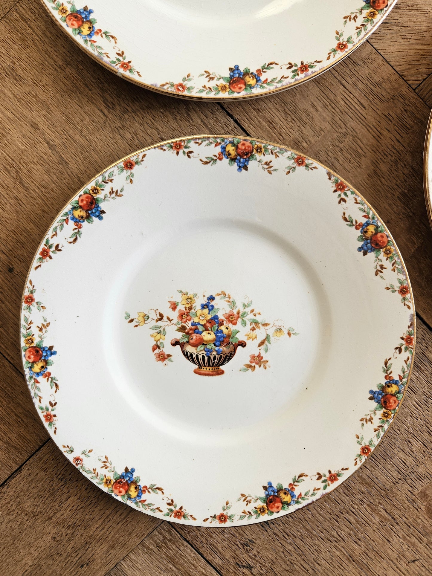 Assiettes à dessert Faïencerie d’Onnaing