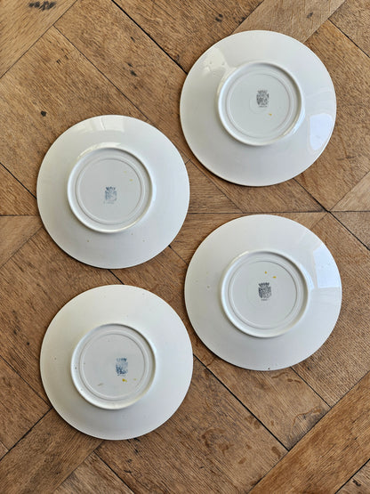 Assiettes à dessert Faïencerie d’Onnaing