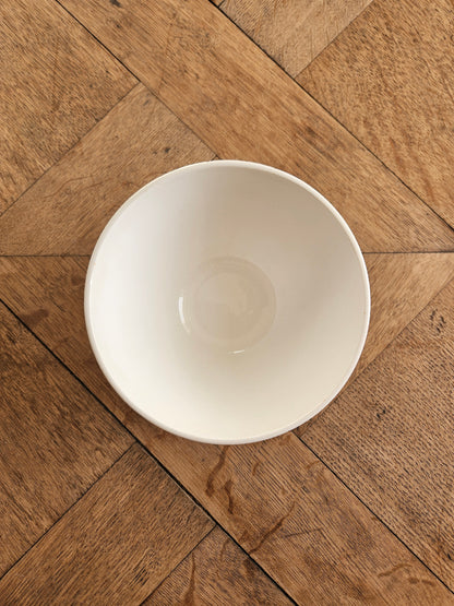 Bol à facettes Sarreguemines, décor jaune