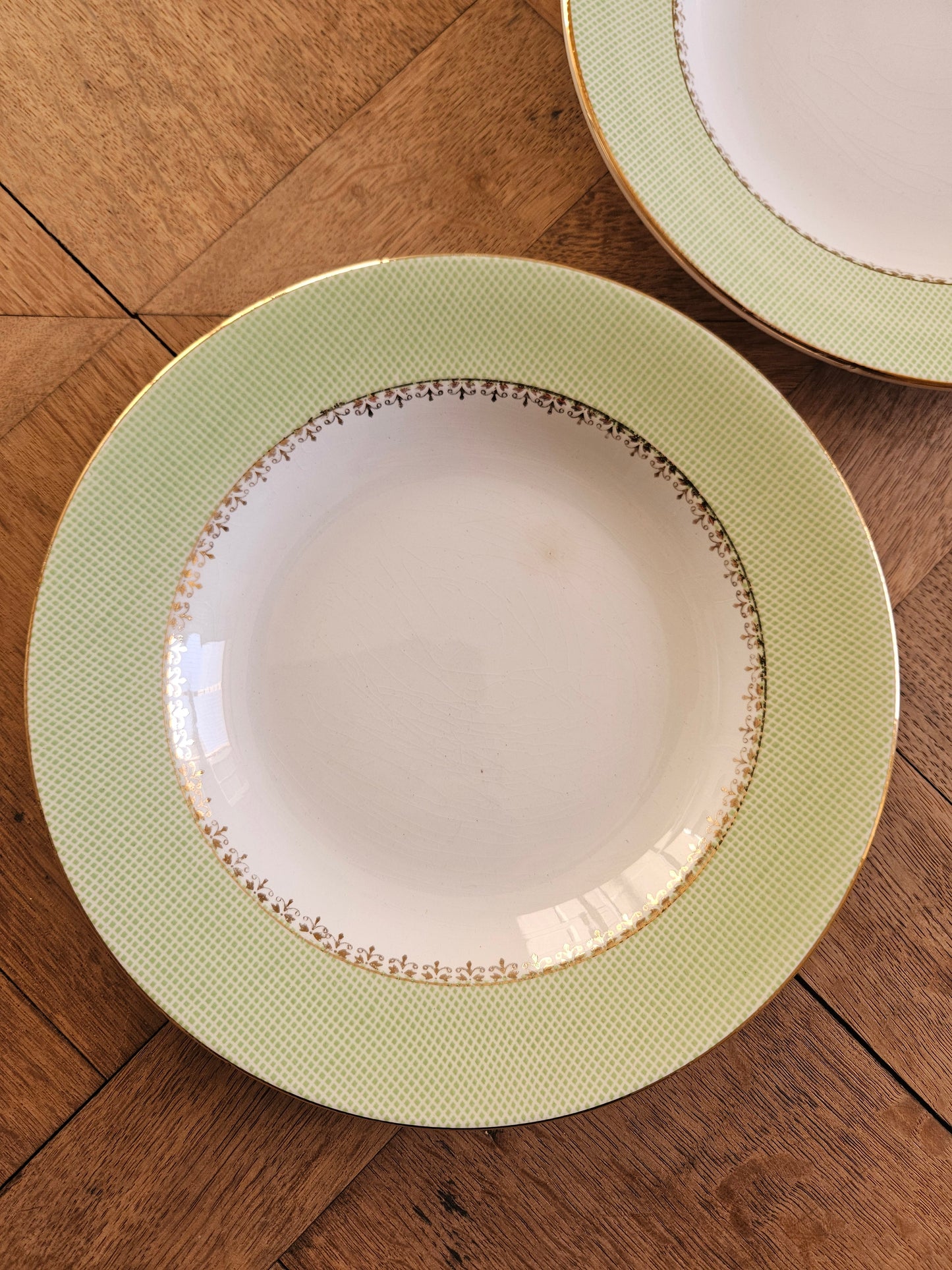 Assiettes creuses dépareillées "Mandala"