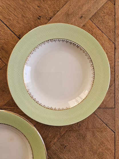 Assiettes creuses dépareillées "Mandala"