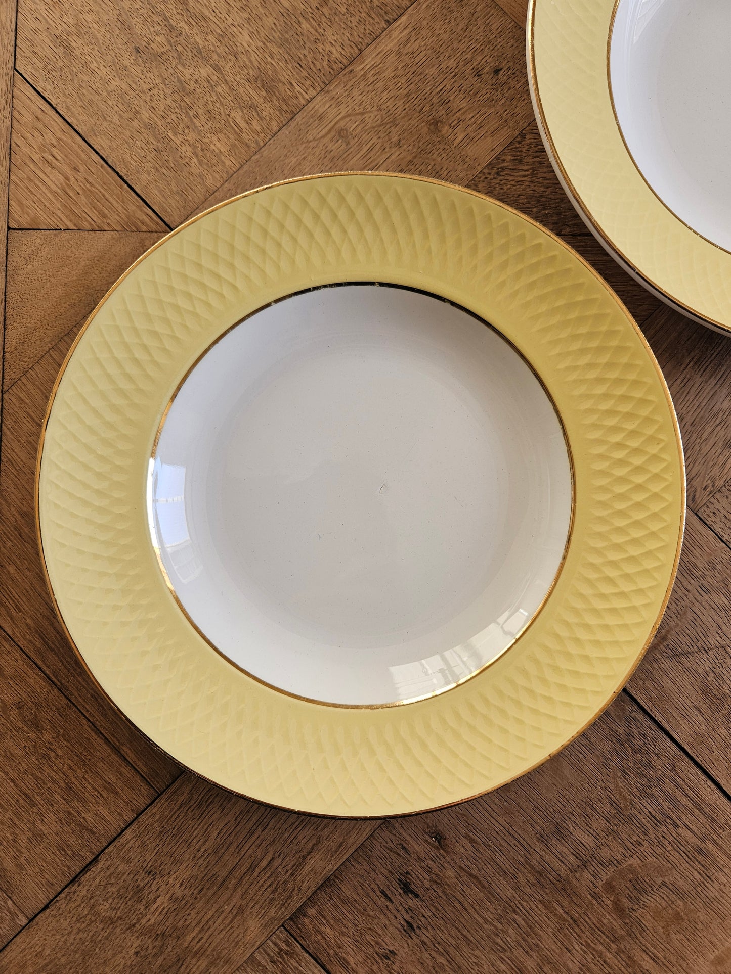 Assiettes creuses dépareillées "Mandala"