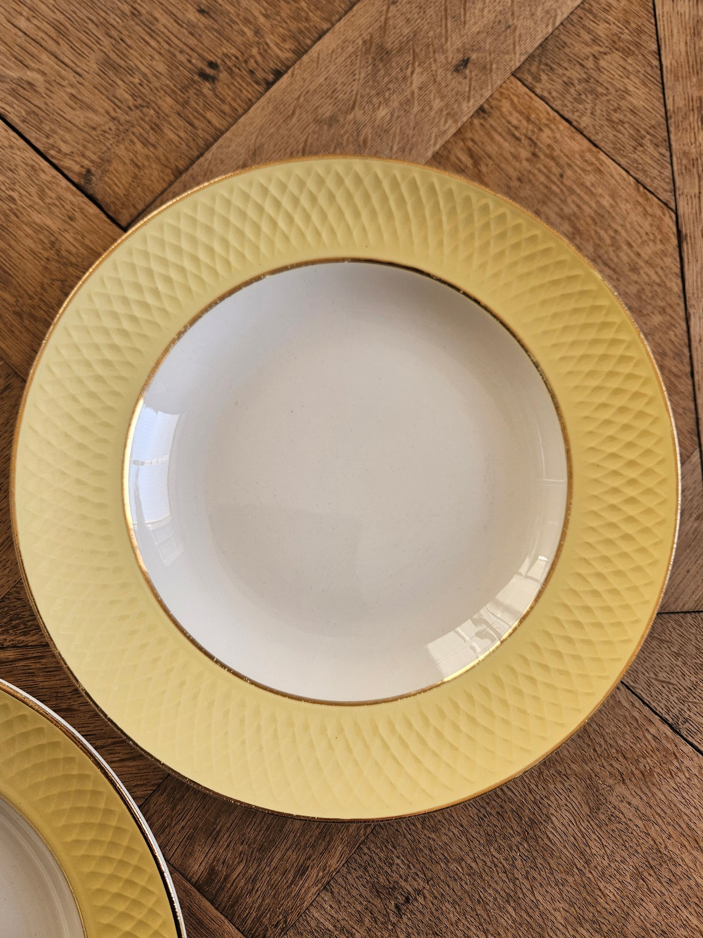 Assiettes creuses dépareillées "Mandala"