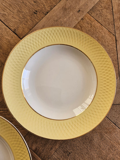 Assiettes creuses dépareillées "Mandala"