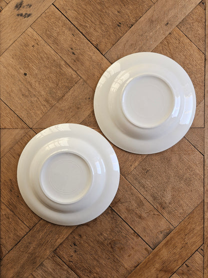 Assiettes creuses dépareillées "Mandala"