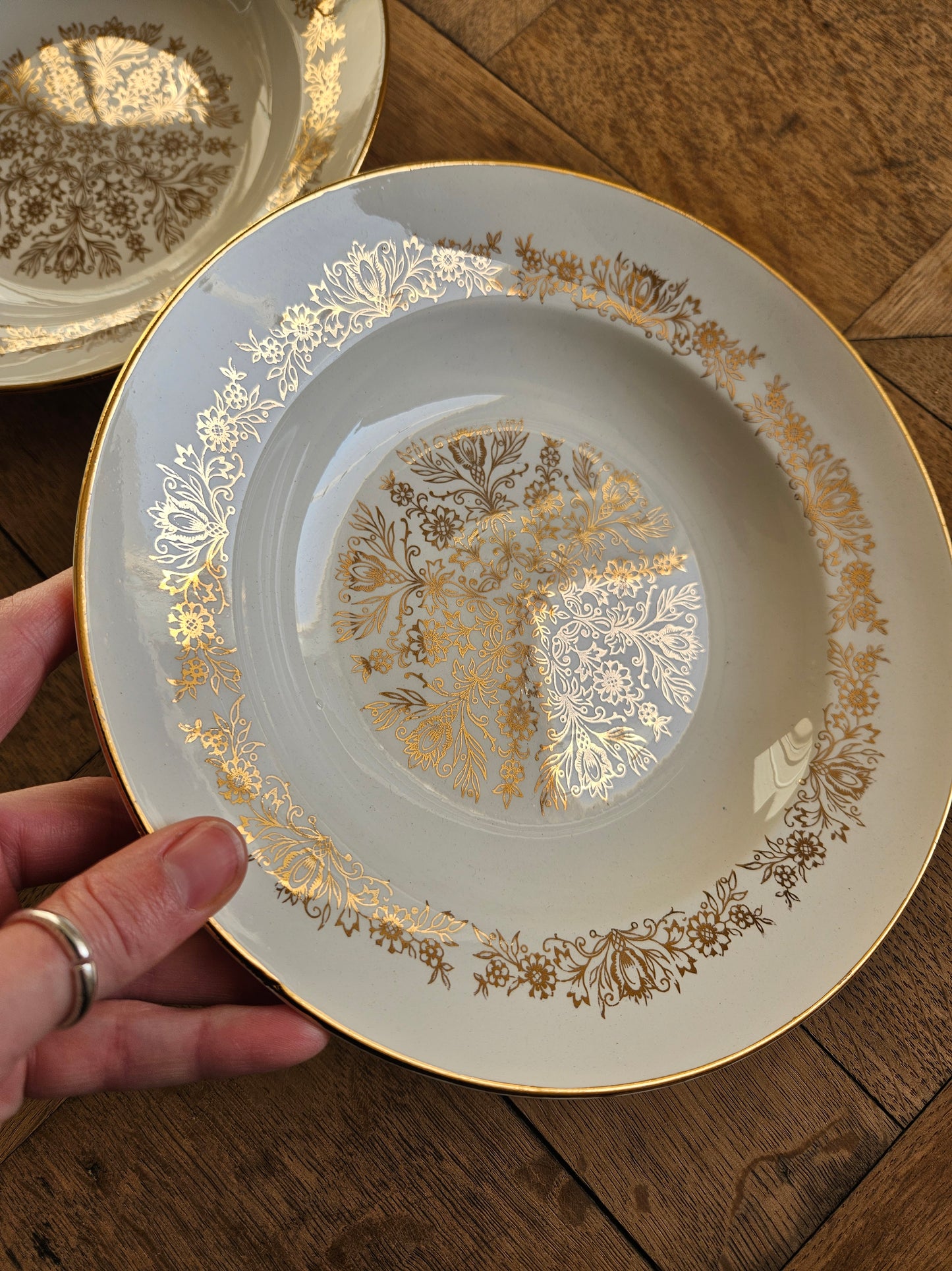 Assiettes creuses dépareillées "Mandala"