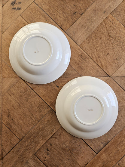 Assiettes creuses dépareillées "Mandala"