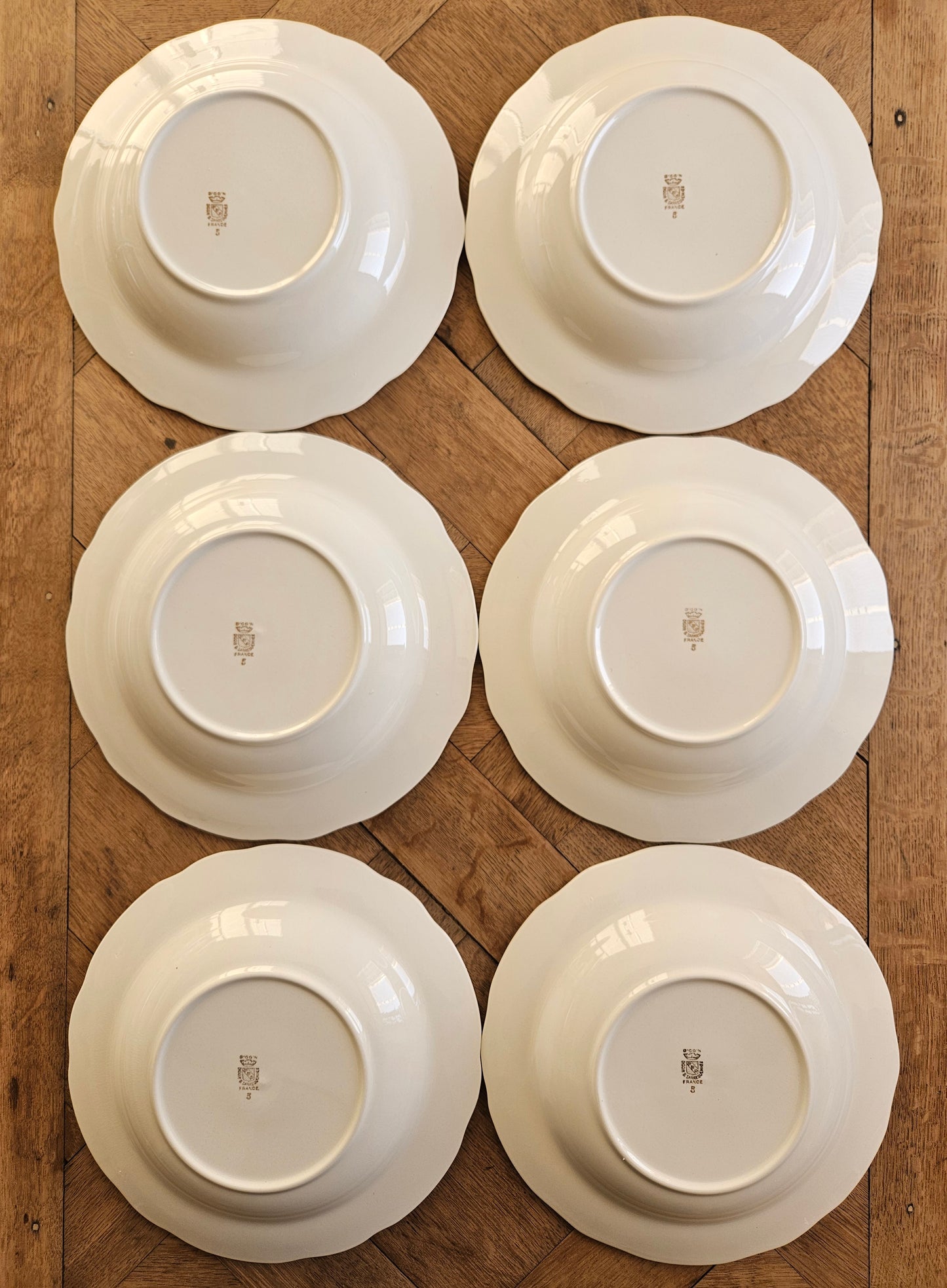 Assiettes creuses Digoin, Condé