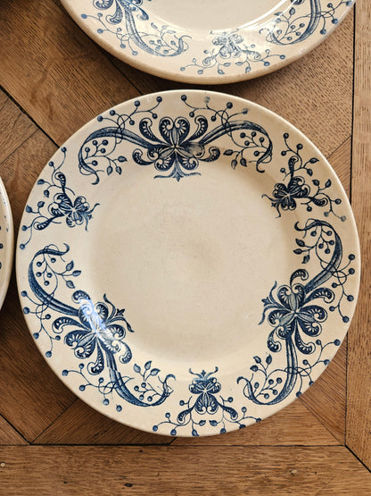 Assiettes plates anciennes Faïencerie de Lyon, Joconde #1