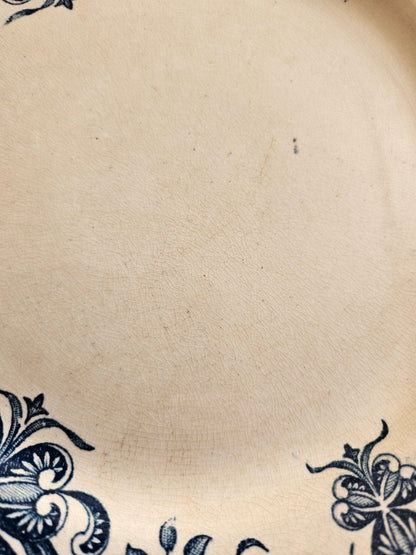 Assiettes plates anciennes Faïencerie de Lyon, Joconde #1