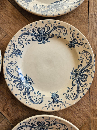 Assiettes plates anciennes Faïencerie de Lyon, Joconde #1