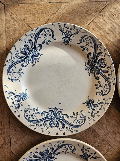 Assiettes plates anciennes Faïencerie de Lyon, Joconde #1