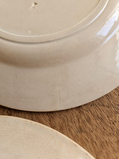 Assiettes plates anciennes Faïencerie de Lyon, Joconde #1