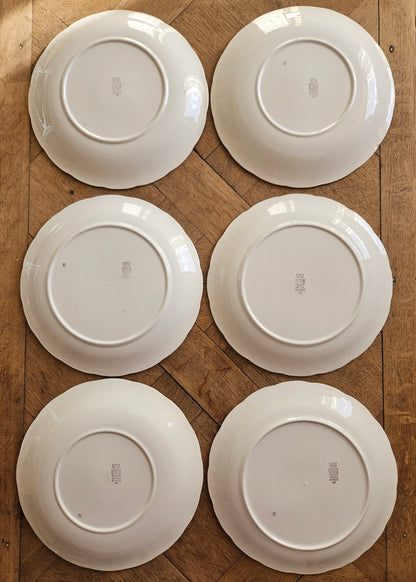 Assiettes plates Digoin, Roméo
