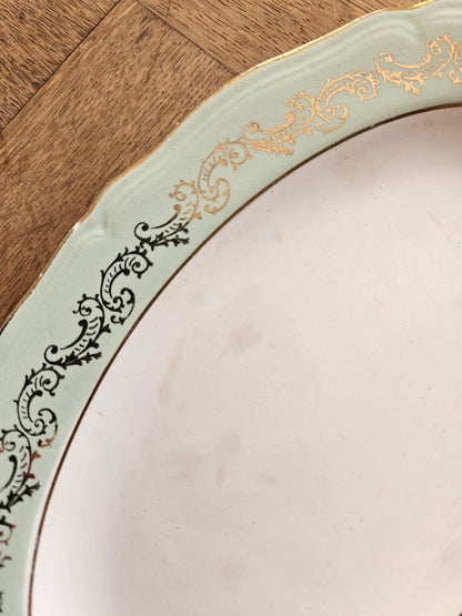 Ravier L’Amandinoise, mint et dorure