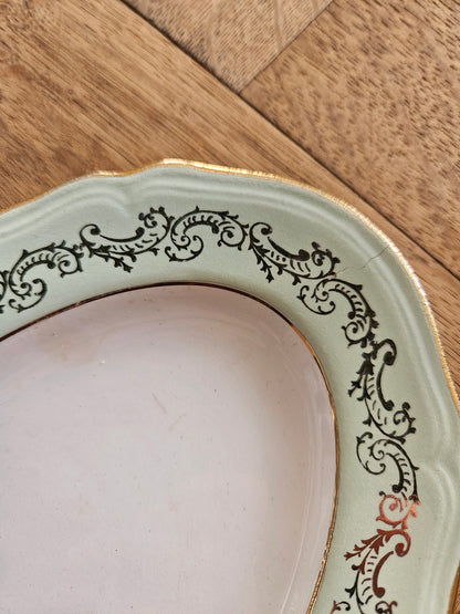 Ravier L’Amandinoise, mint et dorure