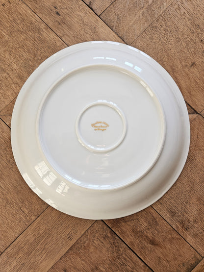 Plat creux porcelaine Oiseau