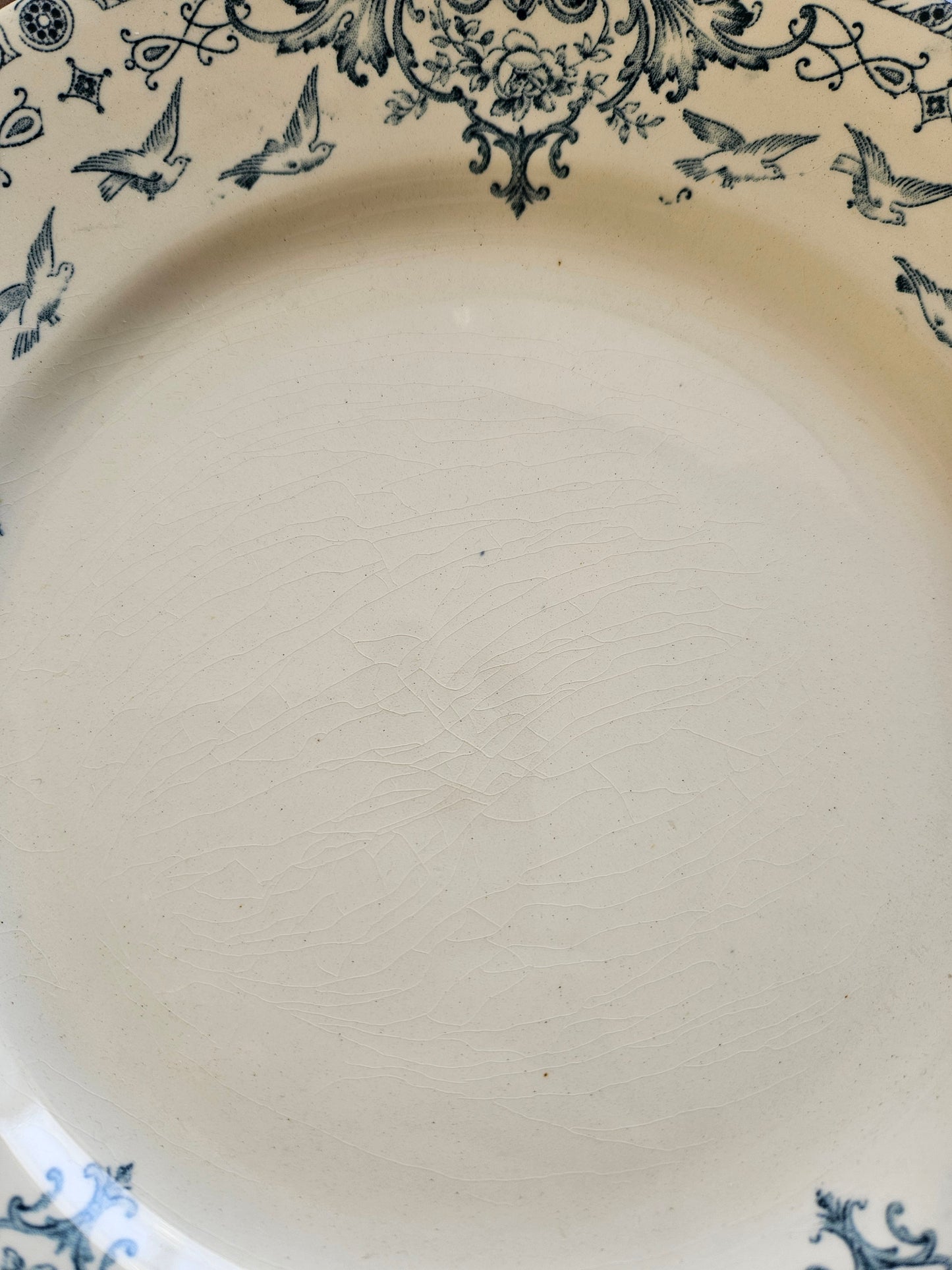 Assiettes plates K&G Lunéville, Colombes