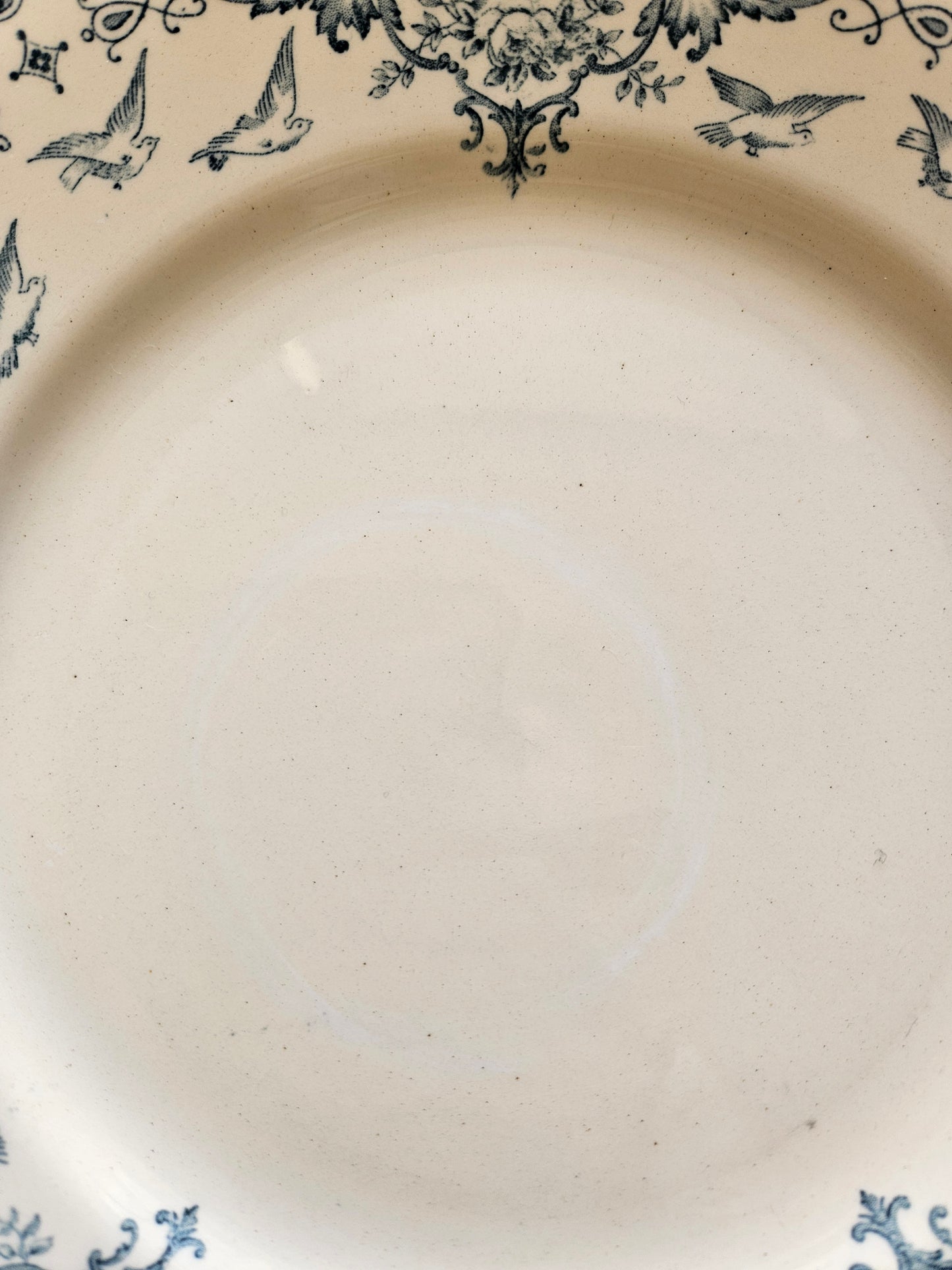 Assiettes plates K&G Lunéville, Colombes