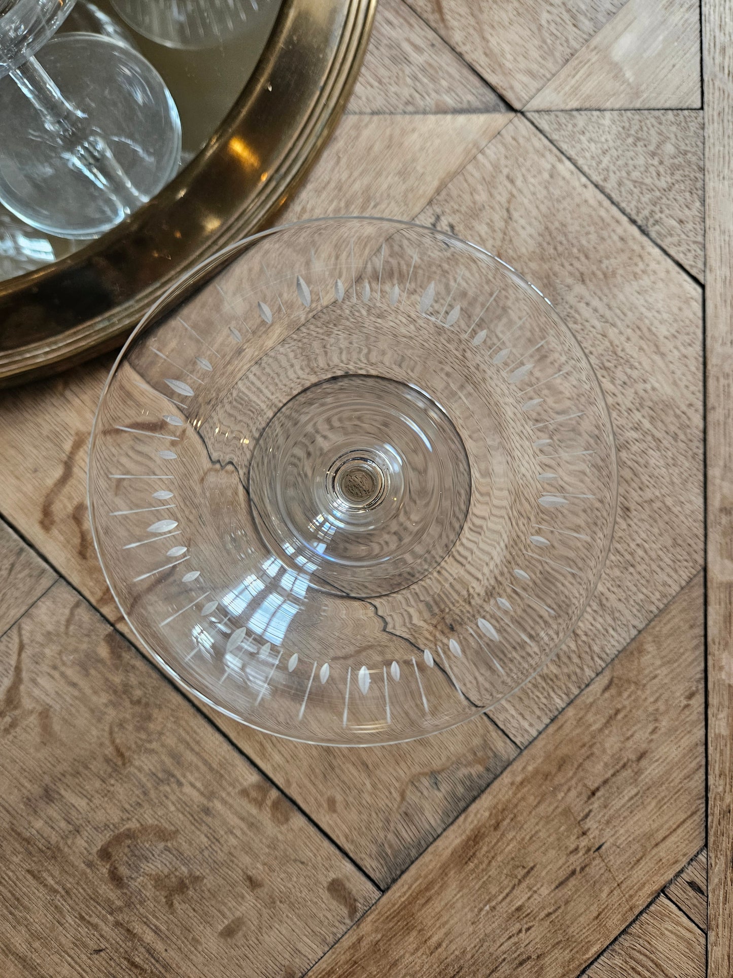 Coupes à champagne style Art Déco