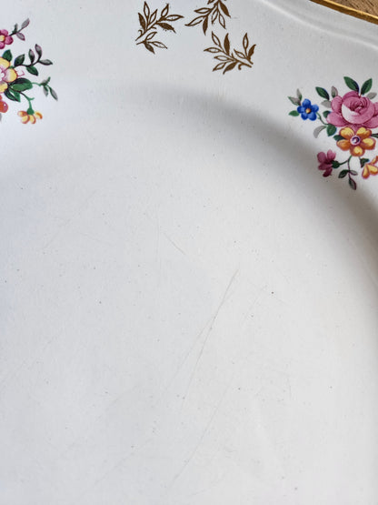 Assiettes plates dépareillées, L’Amandinoise et Digoin
