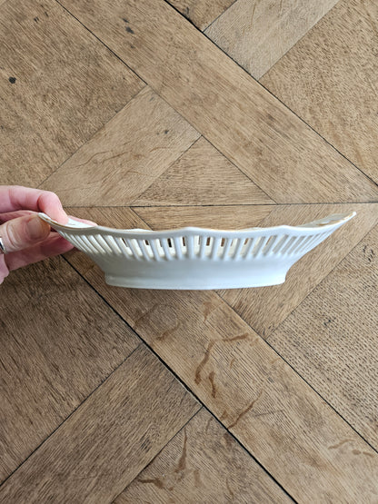 Ravier en porcelaine shabby chic