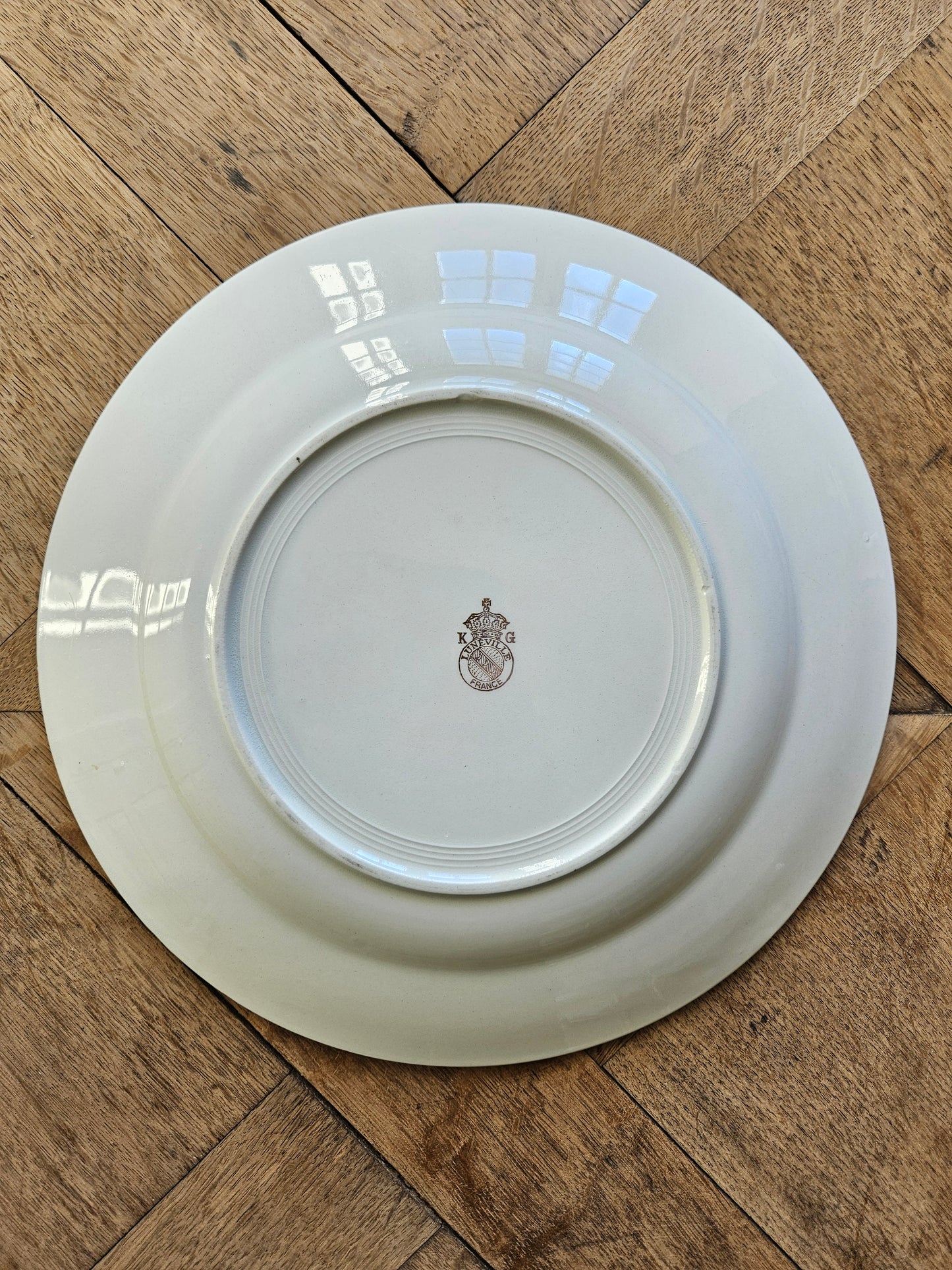 Plat rond K&G Lunéville, Régence