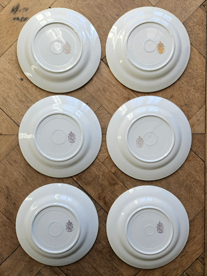 Petites assiettes à dessert K&G Lunéville, Régence