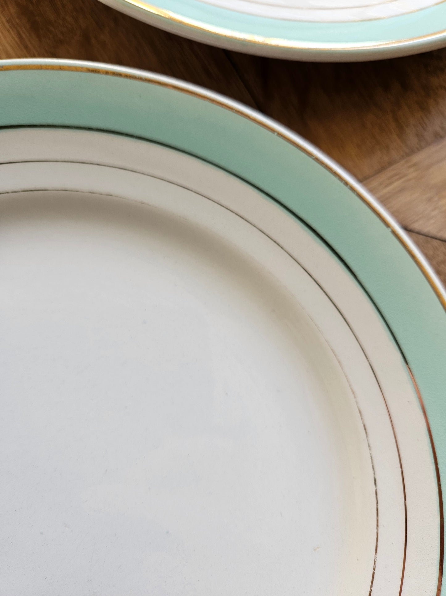 Assiettes plates K&G Lunéville, Régence