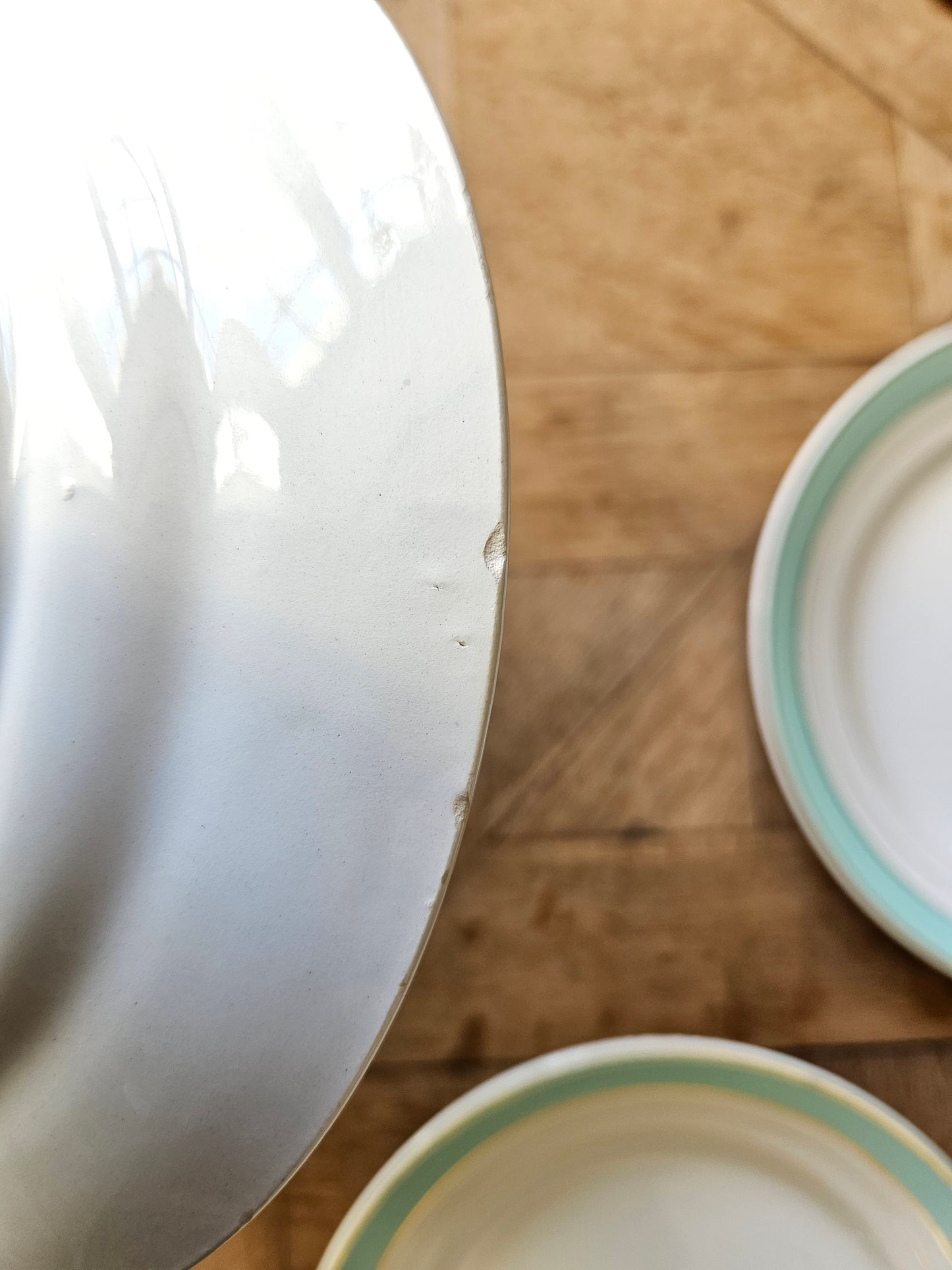 Assiettes plates K&G Lunéville, Régence