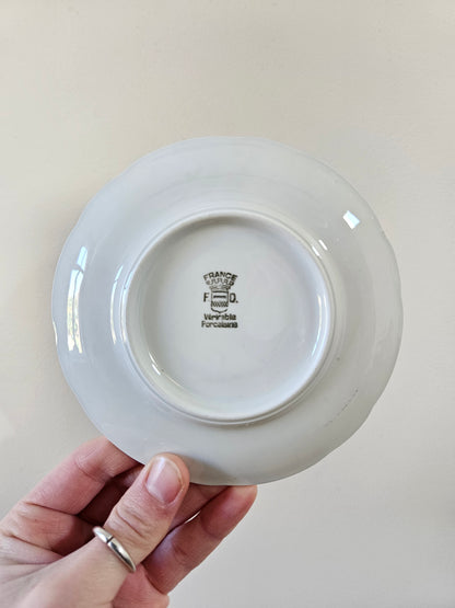 Tasses en porcelaine, dorées