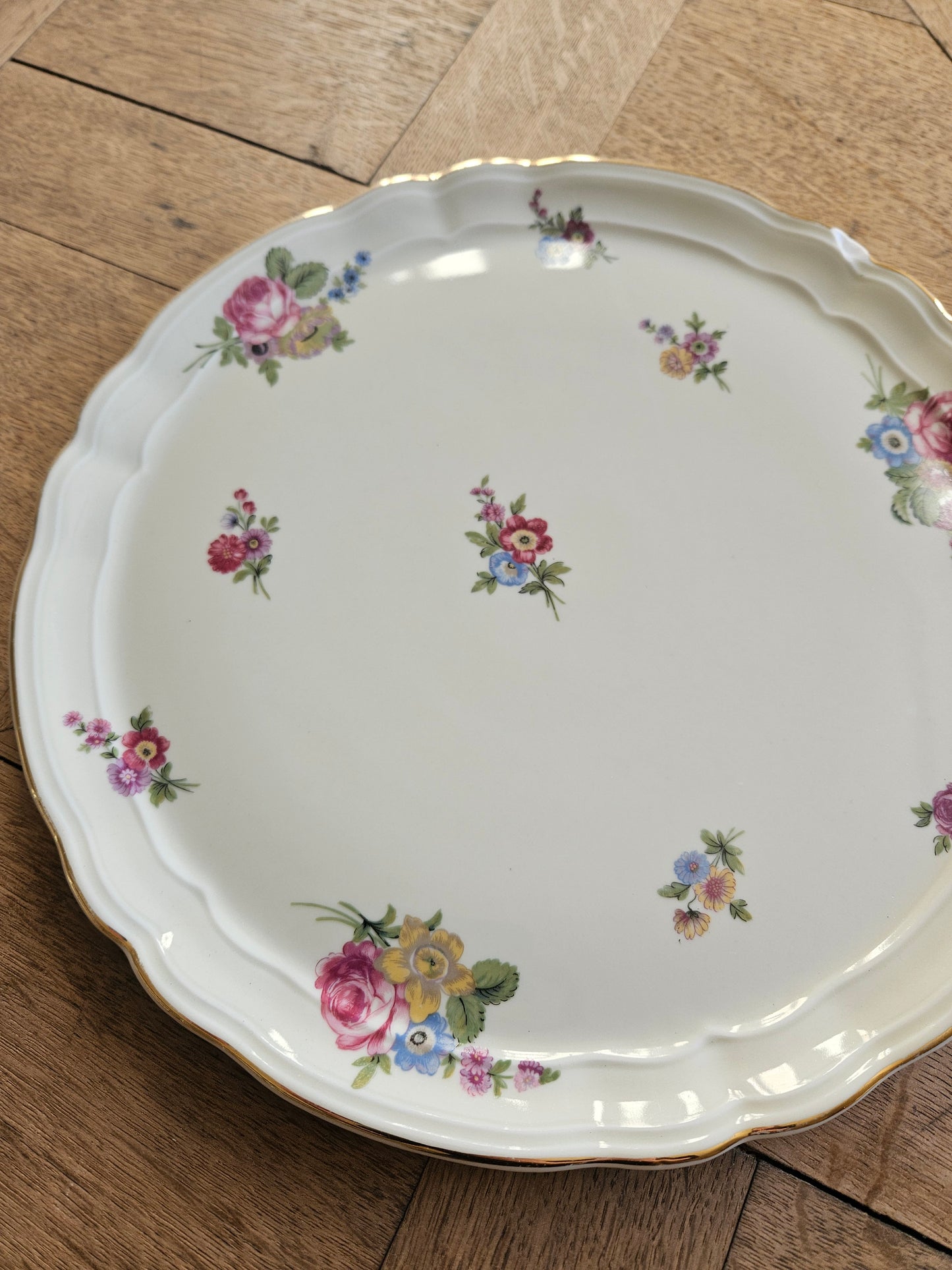 Plat à tarte Bernardaud, extra plat