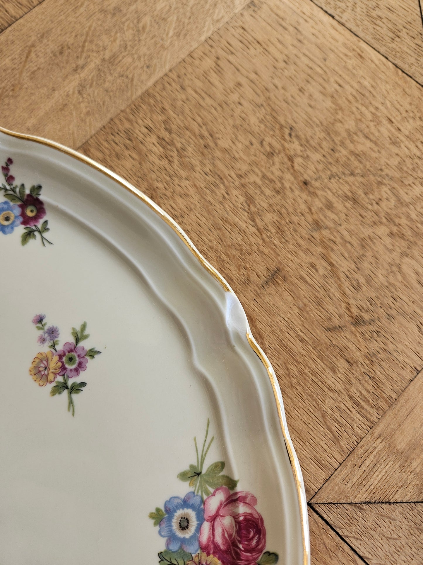 Plat à tarte Bernardaud, extra plat