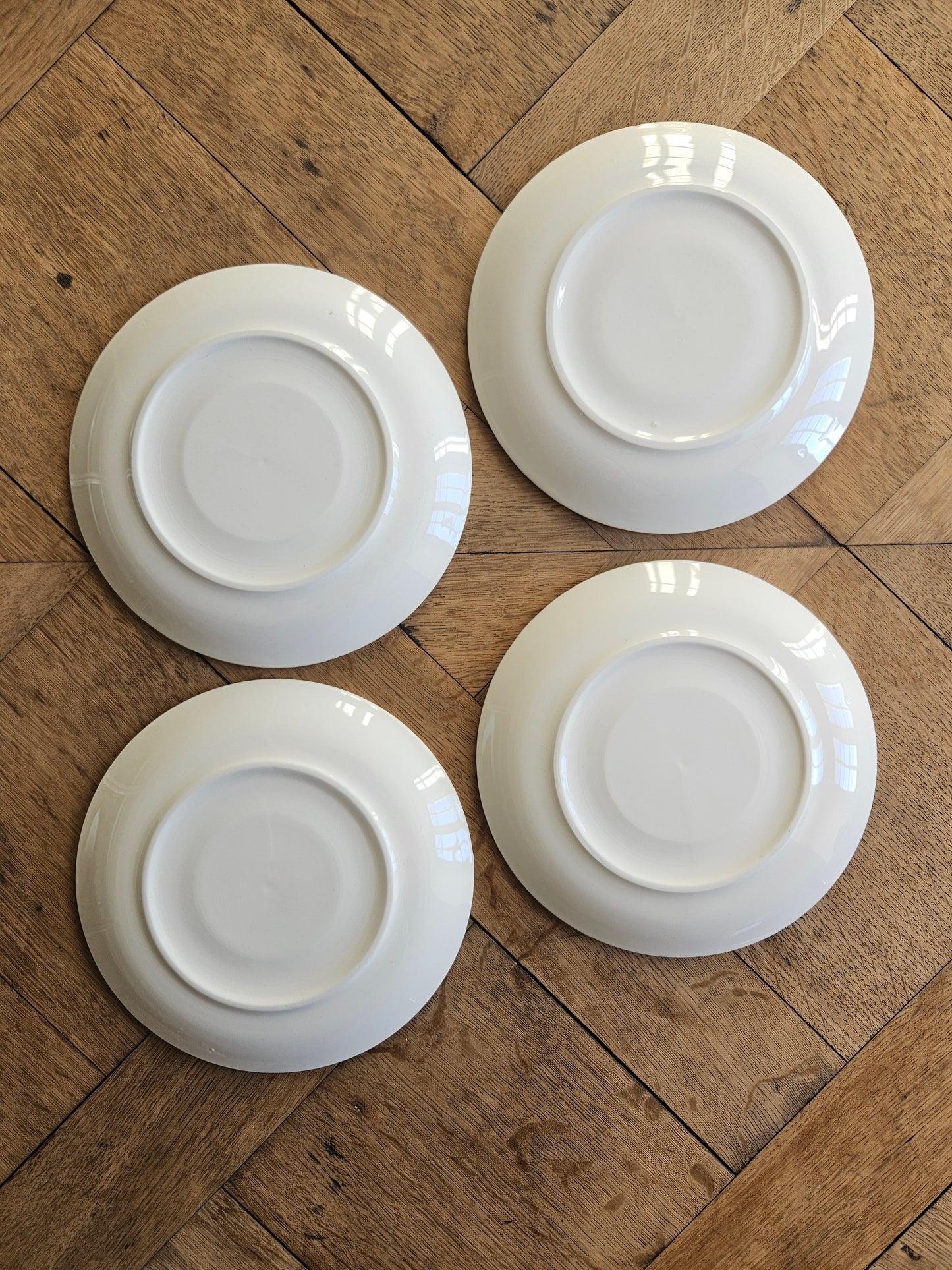 Soucoupes Vichy, marron