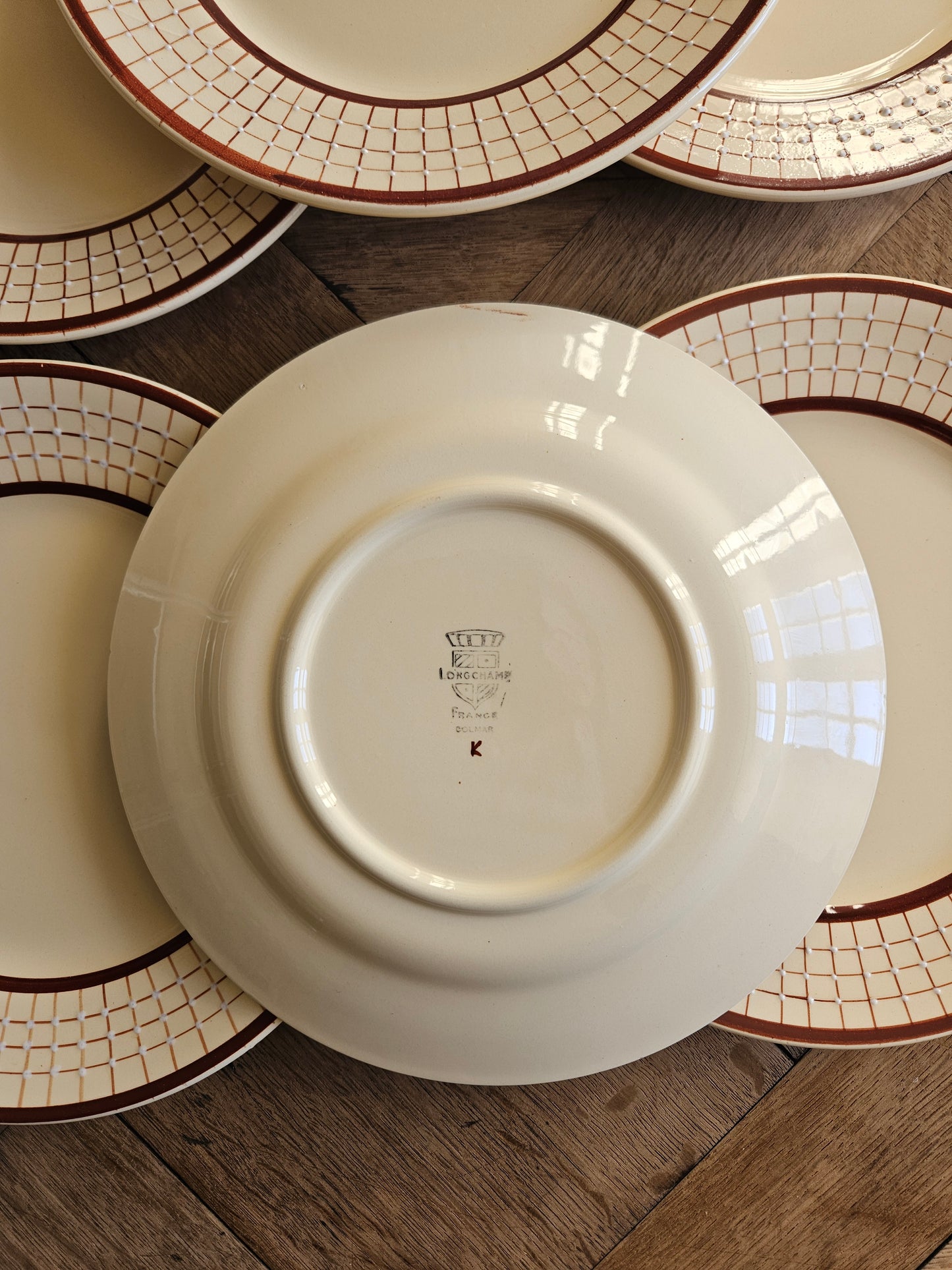 Assiettes plates Longchamp, Colmar