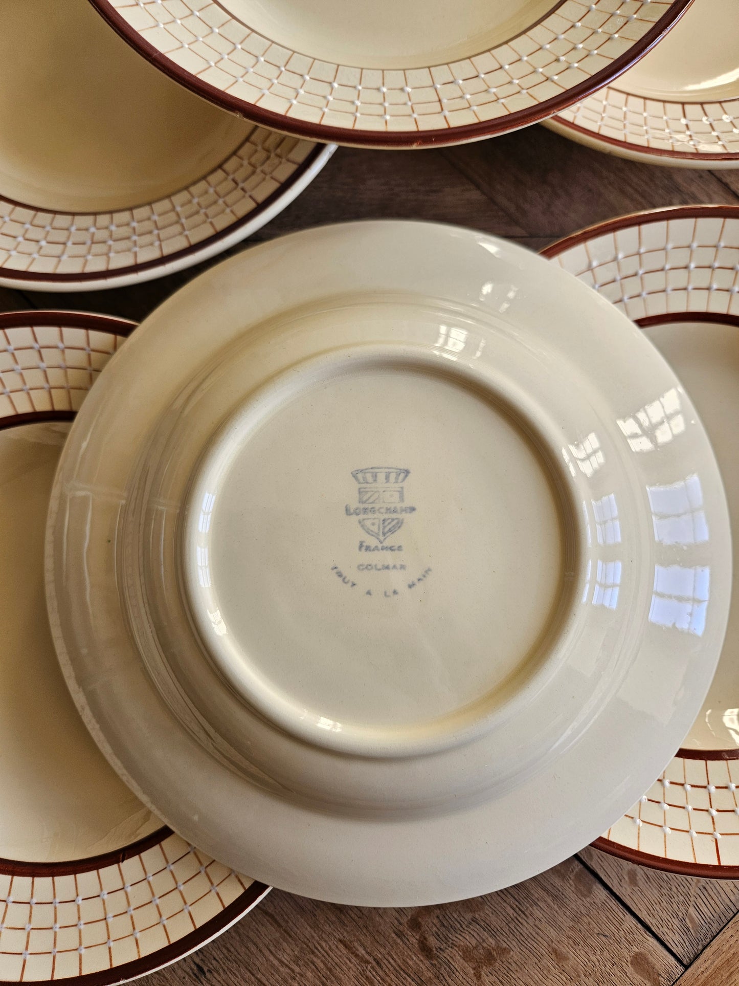 Assiettes creuses Longchamp, Colmar