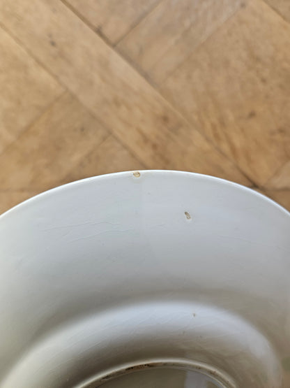 Plat ovale Digoin, décor vert