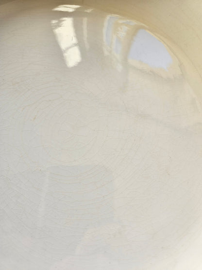 Plat creux Digoin, décor vert