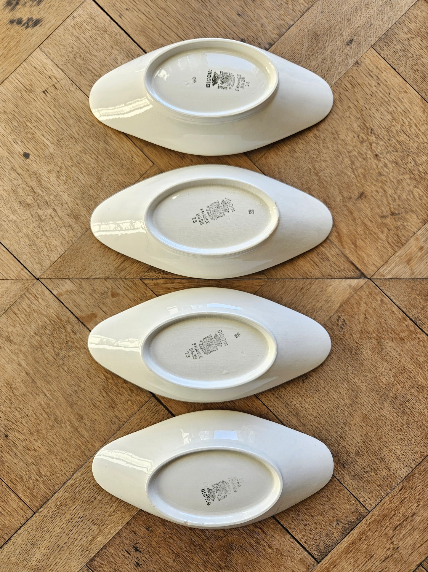 Ravier Digoin, décor vert