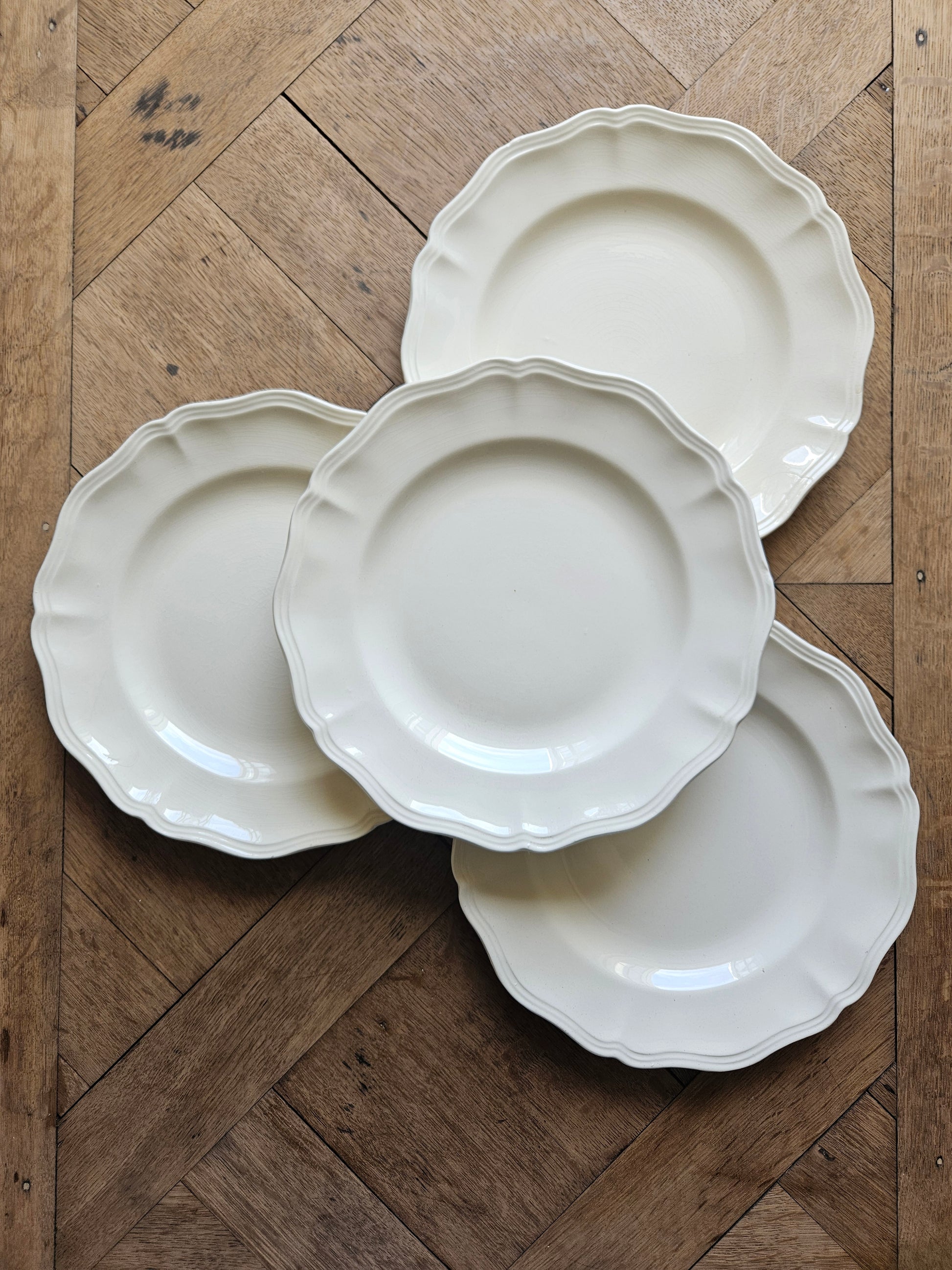 Assiettes plates anciennes sarreguemines rohan